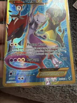 Mewtwo EX (163/162) XY BREAKthrough Full Art Secret Rare Pokemon Card HP - Image 4