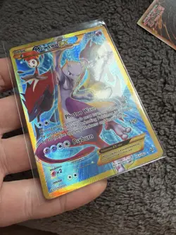 Mewtwo EX (163/162) XY BREAKthrough Full Art Secret Rare Pokemon Card HP - Image 5