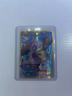 Mewtwo EX Full Art Secret Rare XY Breakthrough Pokemon Card 163/162 - Image 1