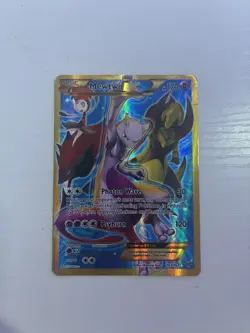 Mewtwo EX Full Art Secret Rare XY Breakthrough Pokemon Card 163/162 - Image 2