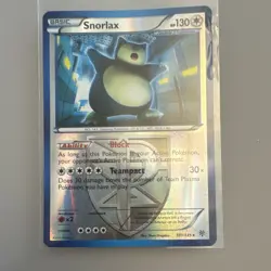 Pokemon Snorlax 101/135 Plasma Storm Team Plasma Reverse Holo Rare HP130 English - Image 1