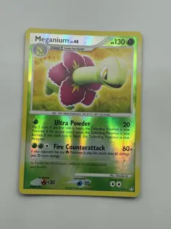 Pokemon TCG Meganium Reverse Holo Card 13/123 Mysterious Treasures - Image 1