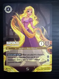 Rapunzel - Gifted with Healing Disney Lorcana tournament Promo Cards 4/C1 - Image 1