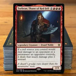 MTG Custom Commander Deck TORBRAN THANE OF RED FELL - BURN IT ALL - 100 Card EDH - Image 1