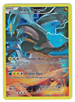 Black Kyurem EX XY80 Full Art Pokemon Card BREAKpoint Holo Rare NM - Image 2