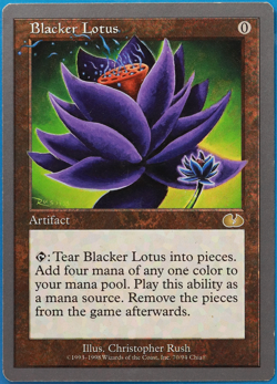 Blacker Lotus Unglued PLD Artifact Rare MAGIC MTG CARD (ID# 500838) ABUGames - Image 1
