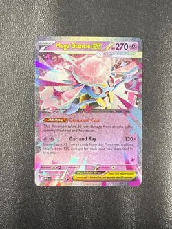 Mega Diancie Ex 041/094 Ultra Rare English Near Mint Pokemon Card - Image 1