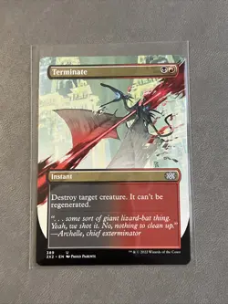 MTG Terminate 389 U Double Masters 2022 Regular Uncommon Card - Image 1