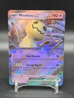 Mimikyu ex 004 - Pokemon Scarlet & Violet Black Star Promo Card - Near Mint - Image 1