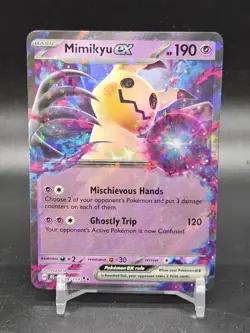 Mimikyu ex 069/159 Journey Together Ultra Rare Holo Pokemon Card NM - Image 1