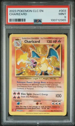 2023 POKEMON CLC-TRADING CARD GAME CLASSIC #003 CHARIZARD PSA 9 - Image 1