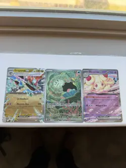 Dragapult Ex, Clamperl, Alceremie Ex Plus A Bulk Of Random Pokemon Cards - Image 1