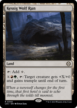 Kessig Wolf Run - 340 - The Lost Caverns of Ixalan Commander- Near Mint - MTG - Image 1