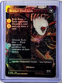 MTG Magic The Gathering Final Fantasy Borderless Foil Jecht Reluctant Guardian - Image 2