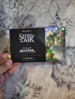 MTG Magic Secret Lair x Avatar: The Last Airbender: My Cabbages! - Rainbow Foil - Image 1
