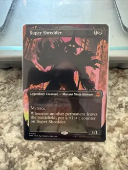 Super Shredder - Borderless - Teenage Mutant Ninja Turtles - MtG- NM - Image 1