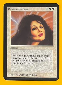 MTG REVERSE DAMAGE Alpha (OldManMTG 012-340) - Image 1