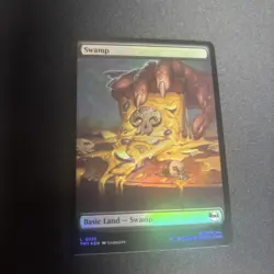 Magic the Gathering - Set of FOIL Pizza Lands - #0253 - 0257 - TMNT - NM/M - Image 2