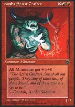 1x Anaba Spirit Crafter Moderate Play MTG Magic - Kid Icarus - - Image 1