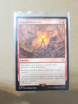 MTG Blasphemous Act Lord of Rings Magic The Gathering TCG - Image 1