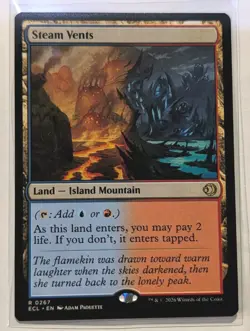 Steam Vents Lorwyn Eclipsed - MTG RARE - Image 1