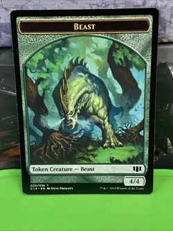 Elf Druid Token (011) Commander Anthology Regular MTG TCG - Image 2