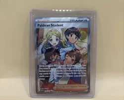 Paldean Student 230/091 Full Art Ultra Rare Pokemon Card Paldea Fates NM - Image 1