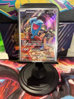 Pokemon TCG Team Rocket's Wobbuffet 203 Sv: Scarlet & Violet Promo - Image 1