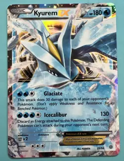 Pokemon TCG Kyurem-EX Ancient Origins 25/98 Holo Holo Rare ex - Image 1