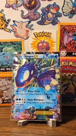 Kyogre EX 54/160 XY - Primal Clash Holo Pokemon - lightly played - Image 1