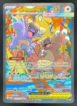 2025 Pokemon Mega Evolution #182 Mega Kangaskhan ex Special Illustration Rare - Image 1