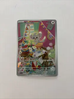 Pokemon TCG Minccino 182/162 Cinccino 182/162 Temporal Forces NM - Image 1