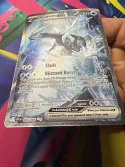 KYUREM EX #165/86 Special Illustration Rare Black Bolt Pokemon *ROLLER ERROR* - Image 2