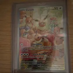 Pokemon Eevee Illustration Rare Full Art Holo SV06 Twilight Masquerade 188/167 - Image 1