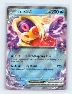 Jynx ex 124/165 SV: Scarlet & Violet 151 Double Rare Pokemon TCG NM - Image 1