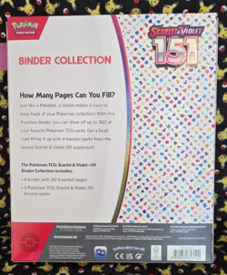 Pokemon TCG Scarlet and Violet 151 Binder Collection - Brand New/Factory Sealed! - Image 2