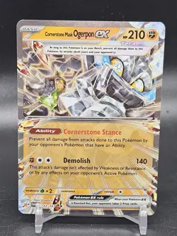 2024 Pokemon Twilight Masquerade Cornerstone Mask Ogerpon ex #112/167 - Image 1