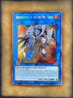 Yugioh Brotherhood of the Fire Fist - Eagle FIGA-EN016 Secret Rare 1st Ed NM - Image 1