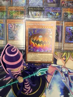 Yu Gi Oh Pumpking The King of Grave Ghost MZMU-EN001 Secret Rare Mint Condition - Image 1