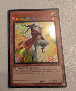 Yugioh! [MISPRINT] Mystic Piper - RA04-EN005 - Secret Rare - MINT - Image 3