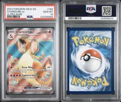 2023 Pokemon Mew En-151#183 Charizard EX Ultra Rare Full Art PSA 10 - Image 3