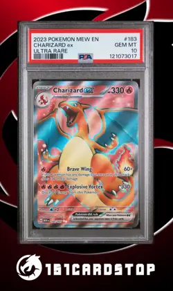 🔥Pokemon - Charizard ex - 183/165 - Ultra Rare - Full Art - S&V: 151 - PSA 10🔥 - Image 1