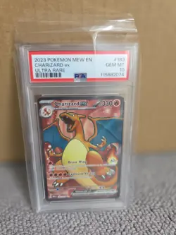 Charizard EX 183/165 Scarlet & Violet 151 Pokemon TCG PSA 10 English - Image 1