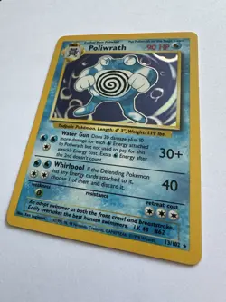 💧 Pokemon TCG Poliwrath Base Set Holo 13/102 Rare Unlimited Mint ⭐ - Image 3