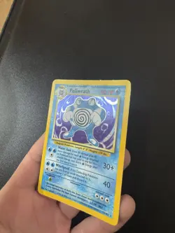 Poliwrath Unlimited Holo Rare Card Base Set 13/102 Pokemon TCG 1999 LP - Image 4