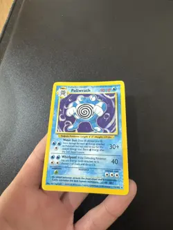 Poliwrath Unlimited Holo Rare Card Base Set 13/102 Pokemon TCG 1999 LP - Image 5
