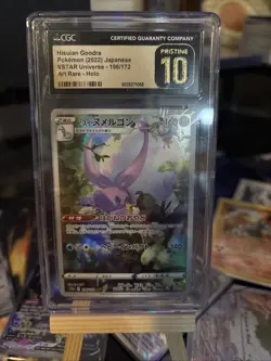 CGC 10 PRISTINE Hisuian Goodra 196/172 AR VSTAR Universe s12a Pokemon Card - Image 1