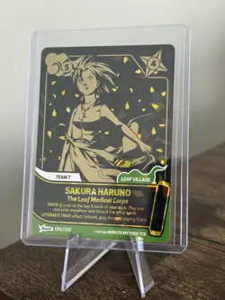 Naruto Mythos Sakura Haruno The Leaf Medical Corps Secret Rare Card - Image 1