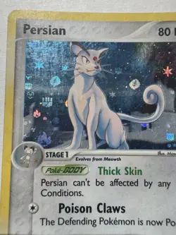 Persian 44/112 FireRed & LeafGreen 80 HP Reverse Holo Uncommon Pokemon Card - Image 2