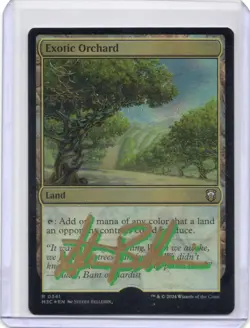 Exotic Orchard Ripple Foil Signed Artist Proof MTG RARE - Image 1